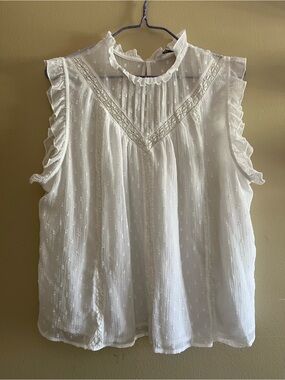 Zara white blouse